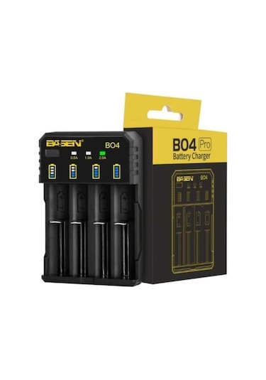 Basen Bo 4 Pro Li Ion / Ni Cd / Ni Mh Akıllı Pil Şarj Aleti