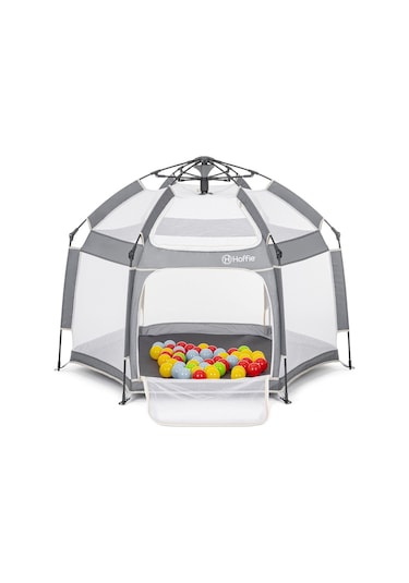 Foldy Plus Katlanabilir Bebek Ve Çocuk Oyun Parkı-alüminyum-kolay Kurulum,oyun Matı Ve Toplar