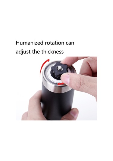 Hand Crank Coffee Machine Manual Pepper Mill Grinder Mid Black Siyah