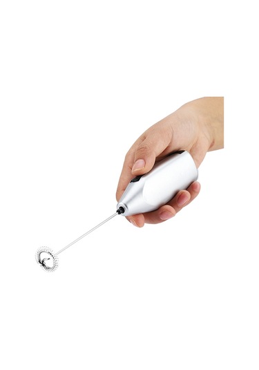Ximistore9 El Tipi Elektrikli Çırpıcı: Çay Kahve Süt Köpürtücü, Yumurta Çorba Sos Çırpma Aleti Gümüş Gümüş