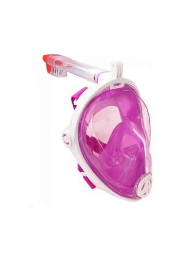 Trendooze Yüz Soleshopping Şnorkel Maskesi, Görüntü Full Face-tam Dalış 180 Cb Altın Çok Renkli