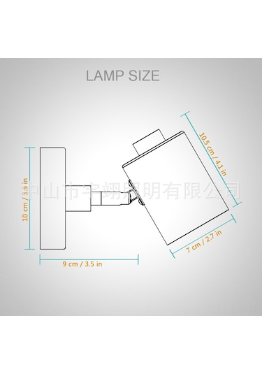 Leezsing Ahşap Tabanlı Gu10 Duvar Lambası - Pratik Açma/kapama Düğmeli, Beyaz Beyaz
