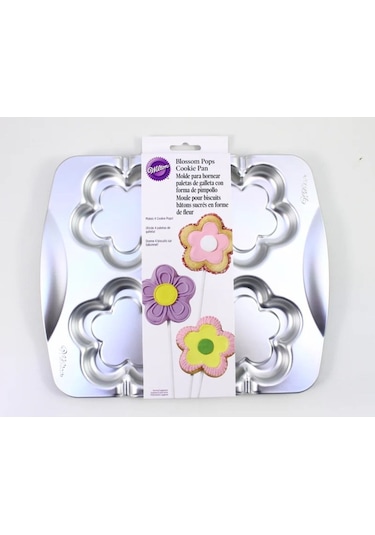Kurabiye Kalıbı Papatya 4 Lü Set 28 24 Cm Gri