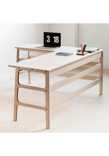 Woodesk Zeytin Ahşap Çalışma Masası 180x60 Natural Renk Naturel