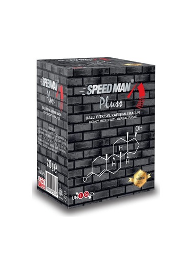 Speed Man Pluss Ballı Bitkisel Karışımlı Macun 230 G