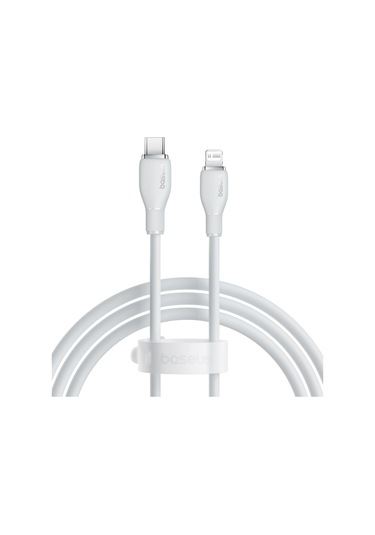 Baseus Pudding Serisi 20w Type-c - 8 Pin Hızlı Şarj Veri Kablosu, Uzunluk:1,2m