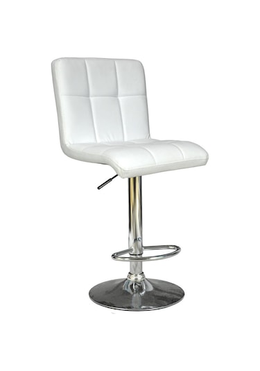 Bürocci Carla Bar Taburesi-Beyaz-9503S0109 Çok Renkli