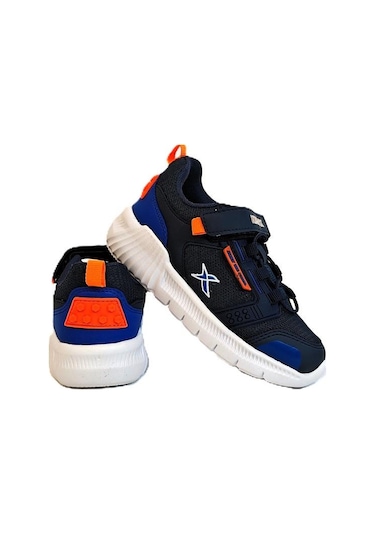 Kinetix Vagor Fx Lacivert Cırtlı Hafif Erkek Çocuk Spor Ayakkabı Lacivert