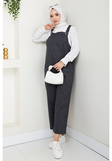 Tek Cepli Bahçıvan Tulum 1553 - Antrasit Antrasit