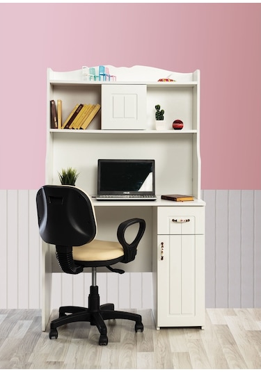 Setaymobilya Bilgisayar Masası, Mdf Kapaklı Masa, Su Üniteli Çalışma Masası