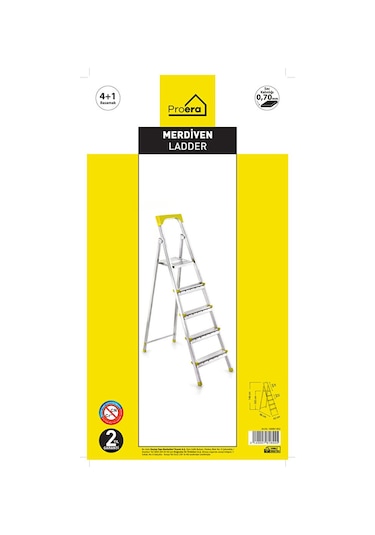 Proera 4+1 Galvaniz Merdiven
