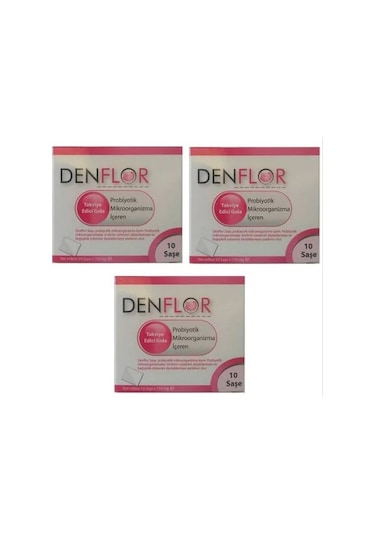 Denflor Probiyotik 10 Saşe 3 Adet