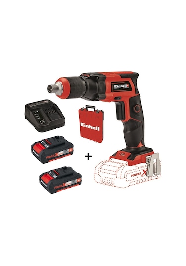 Einhell TE-DY 18V Akülü Alçıpan Vidalama Makinesi + 2 x 2.0 Ah Starter Kit