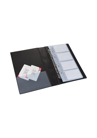 Kartvizit Albümü 4 Sıralı 96 Kartlık 16,5x26,5 Cm