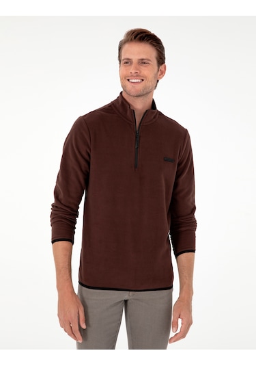 Pierre Cardin Erkek Kahverengi Sweatshirt 50298973-vr029 Kahverengi