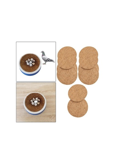 Trendooze Homyl Tavuk Yuvalama Pedleri İçin 20cm'lik Hindistan Cevizi Malçı