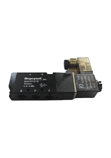 4v110-06 1/8" 5/2 Elektrikli Pnomatik Valf