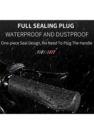 Artfulabode Yumuşak Turuncu Şok Silikon Saplı Mtb Kaymaz Tutuşlu Ergonomik Emici Çift Bisiklet Gidon Turuncu