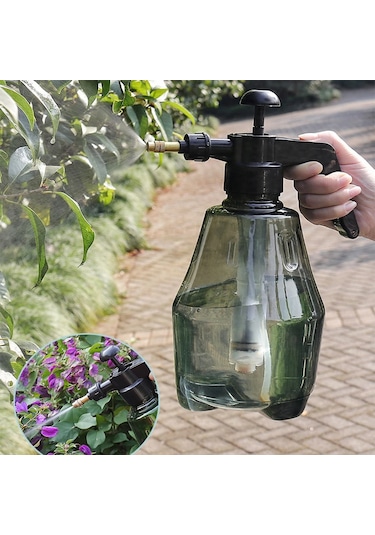 Dailytech Bahçe Pompası Çiçek Sulama Su Püskürtücü El Basınç Püskürtücü Şişe Bahçe Ev Temizlik Araba Yıkama İçin Ayarlanabilir Üst Pompa