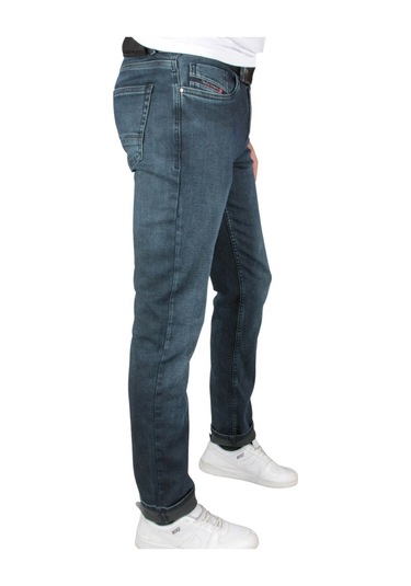 Erkek Örmek Likralı Rahat Kalıp Kot Pantolon