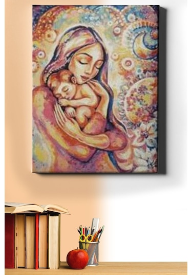 Webstyle Sonsuz Sevgi Sayılarla Boyama Seti Kasnaklı 40 X 50 Cm