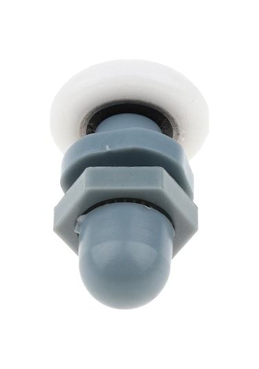 Homyl 10 Adet Tek Sürgülü Duş Kapı Muhafazaları Silindirler Gri