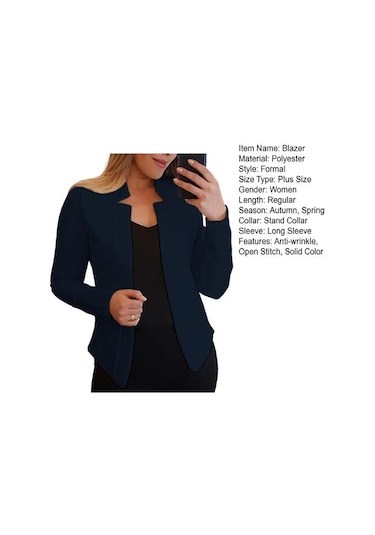 Mor Bahar Ceket Slim Fit Sıcak Kırışıklık Karşıtı Çentik Yaka Kadın Blazer Kadın Giysileri Mor Mor Bahar Ceket Slim Fit Sıcak Kırışıklık Karşıtı Çentik Yaka Kadın Blazer Kadın Giysileri Mor