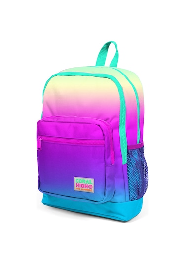 Coral High Kids Renk Geçişli Dört Bölmeli Okul Sırt Çantası 23710
