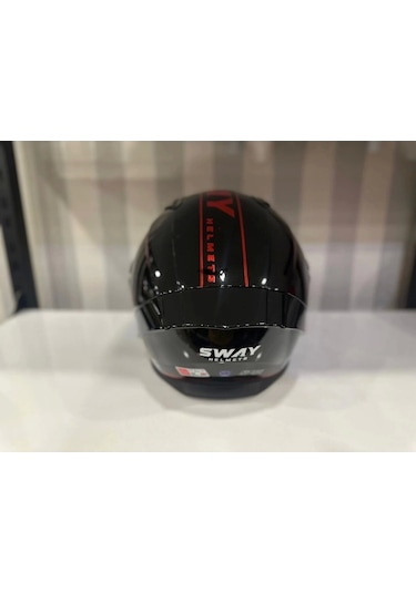 Sway Sw 850  Motosiklet Kaskı Black/red
