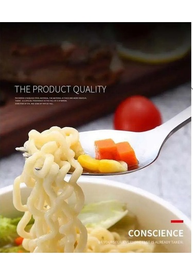 Besthome1 2'li 304 Paslanmaz Çelik Salata Seti, Yemek, Tatlı İçin, Seyahat Kullanım, Açık Gri Gümüş Gümüş