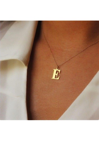 Altın Kolye Altın Harfli Kolye