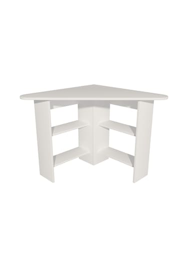 Arnetti Köşe Çalışma Masası Corner Ofis Masası Beyaz