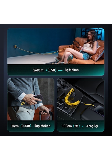 Aohi The Future Silky 2,6m 480mbps 240w Pd 3.1 Mfı Lisanslı Süper Hızlı Şarj/data Kablo, Youth 140w