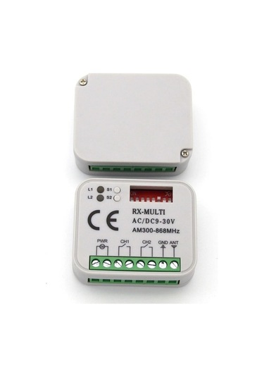 Pazly Lz-068 Garaj Kapısı Döner Kodlu Uzaktan Kumanda Alıcı, 9-30v, 300mhz-868mhz, Çok Frekanslı