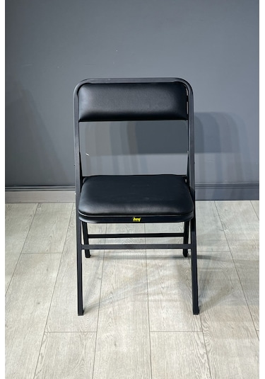 Hey Katlanır Mutfak Sandalye Yemek Balkon Bahçe Otel Kafe Siyah