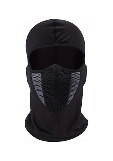 Life Bisiklet Ve Motorsiklet İçin Yüz Koruma Maskesi Buff Siyah