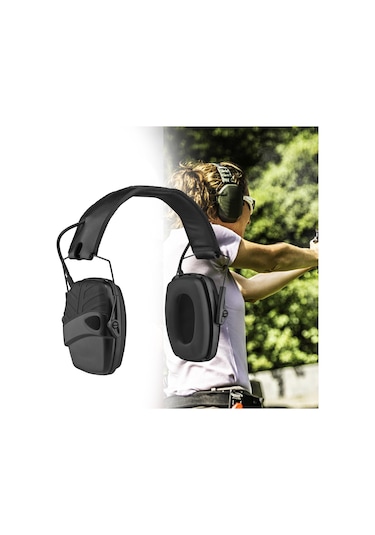 Homyl Kulak Manşonları İnşaat İşitme Koruması Siyah