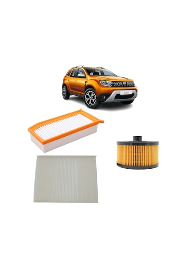 Dacia Duster 1.0 tCe Filtre Seti 3Lü 2019-Sonrası
