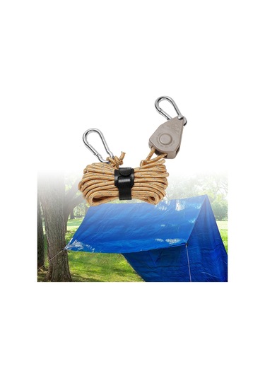 Suntek Cırcırlı Askı Halat Askısı Hızlı Kahverengi Kahverengi