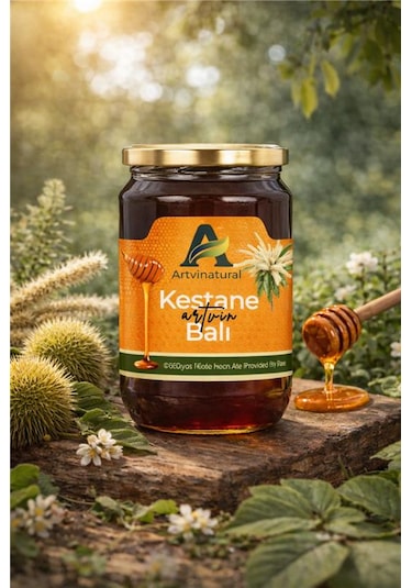 Artvinatural - Kestane Balı - Artvin Çoruh Üniversitesi Üretimidir - 1000gr