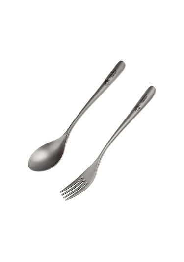 Mufunye Titanyum Çatal Kaşık Seti - Hafif Tasarım Kamp, Yürüyüş Ve Ev Kullanımı Diğer