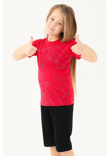 Looney Tunes L1591-2 Çocuk  Vişne Tişört