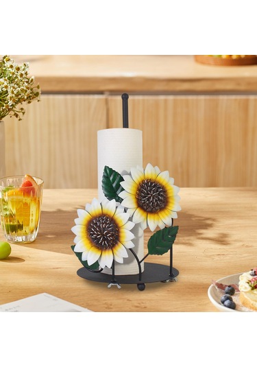 Homyl Ev İç Mekan Banyo Için Şık Ayçiçeği Peçetelik Çok Renkli