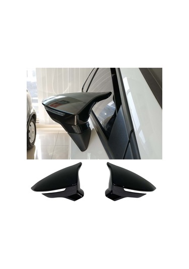 Seat Leon Mk3 Batman Yarasa Ayna Kapağı Piona Black Abs 2012-2020