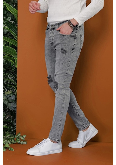 Efor Denim Pnt 118 Gri Jean Pantolon Gri