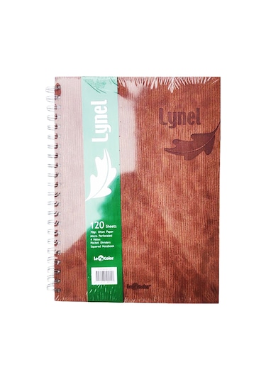 Le Color Lynel Renkli Sert Kapak Spiral Kareli Defter - 2 Adet