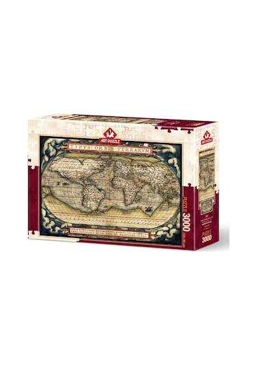 Art 3000 Parça İlk Modern Atlas 1570 Puzzle
