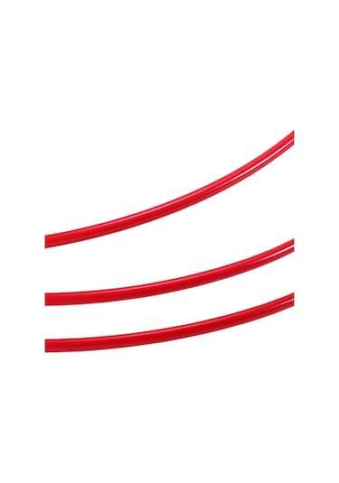 Teltree Yüksek Performanslı Bisiklet Hidrolik Disk Fren Kablosu - 2.5m, Kırmızı, Sıcaklık Dirençli Pbt Tüp Kırmızı