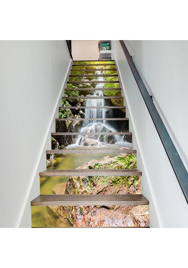 Tenfowee 13 Parça Dıy Merdiven Dekorasyon Çıkartmaları: Doğa Temalı, Kolay Uygulanır Ve Yeniden Kullanılabilir Pvc Malzeme Diğer