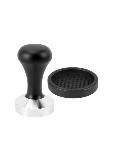 Metabagua Kahve Sabotaj Seti, Düz Paslanmaz Çelik Tabanlı Espresso Damgası 4bızpt Siyah